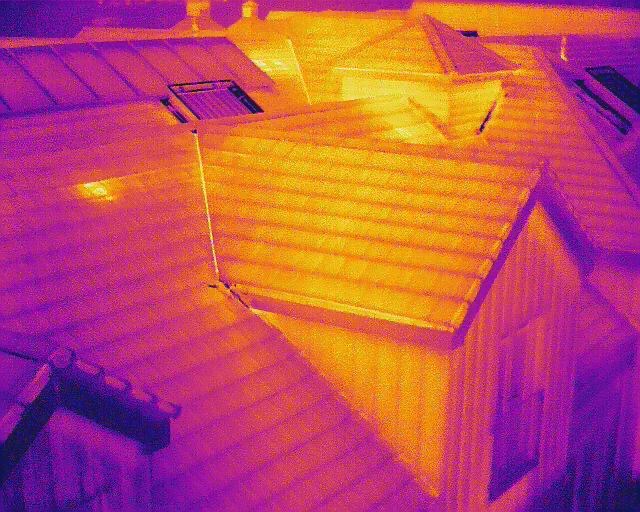 Thermal Imaging Roof Survey Image Liverpool